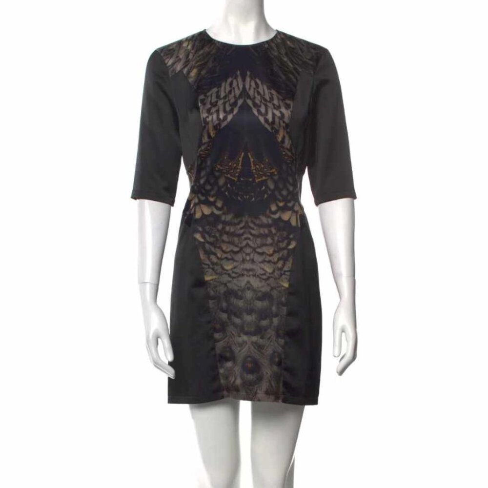 AllSaints Printed Mini Dress Size: M | US6, UK10